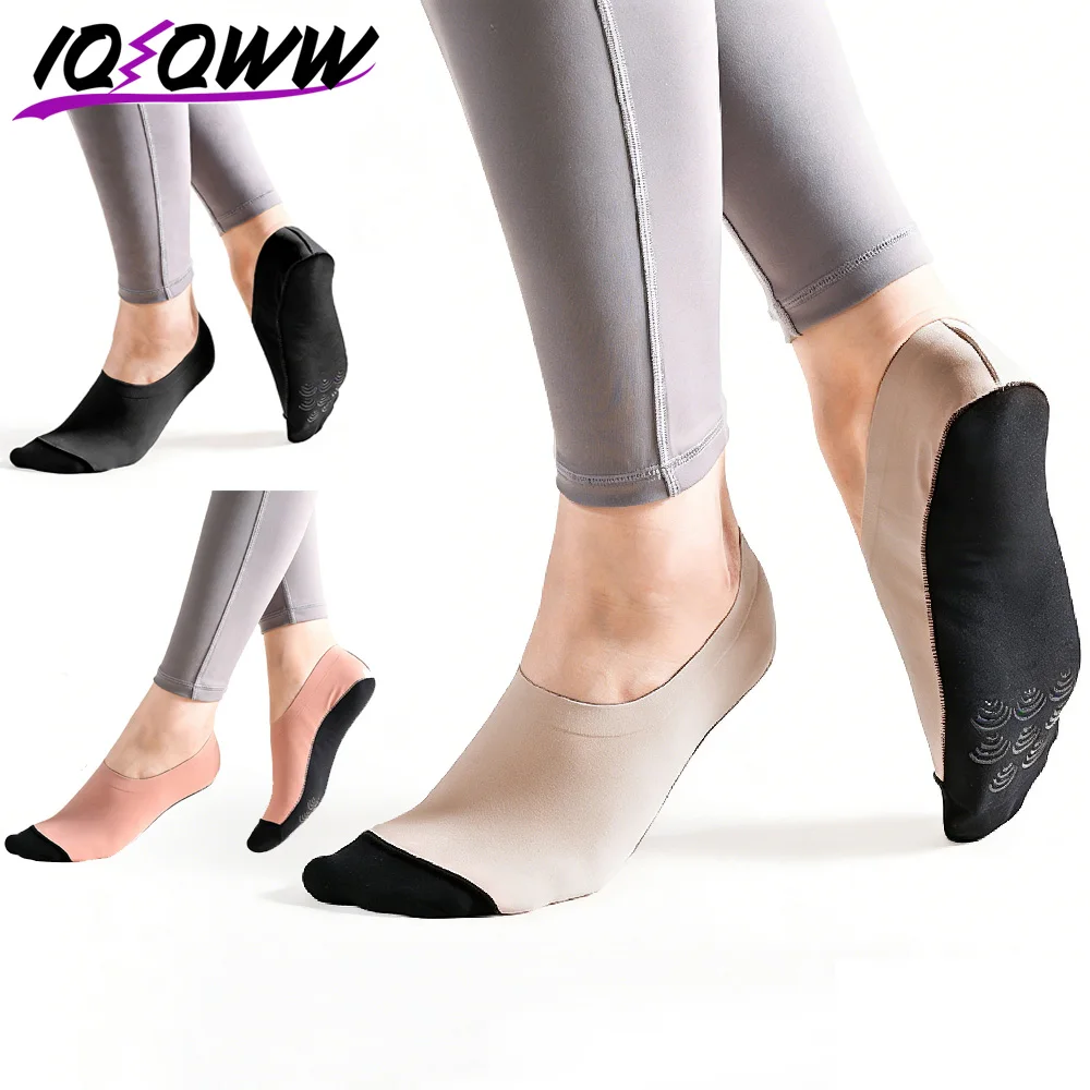 Pilates Yoga Footwear - 1쌍 그립 논슬립 양말, 여성용 요가