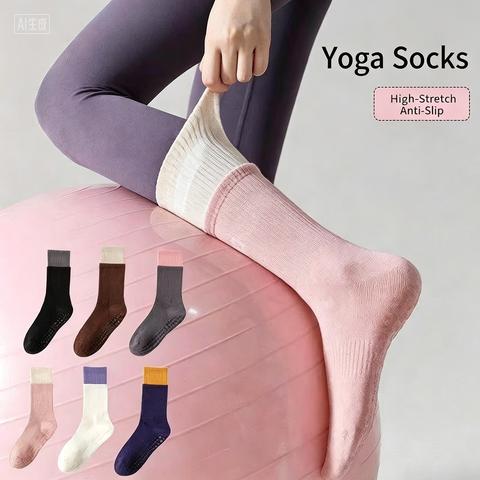 Pilates Yoga And Barre - 유니섹스 그립 양말 폴리에스터 프리사이즈 논슬립