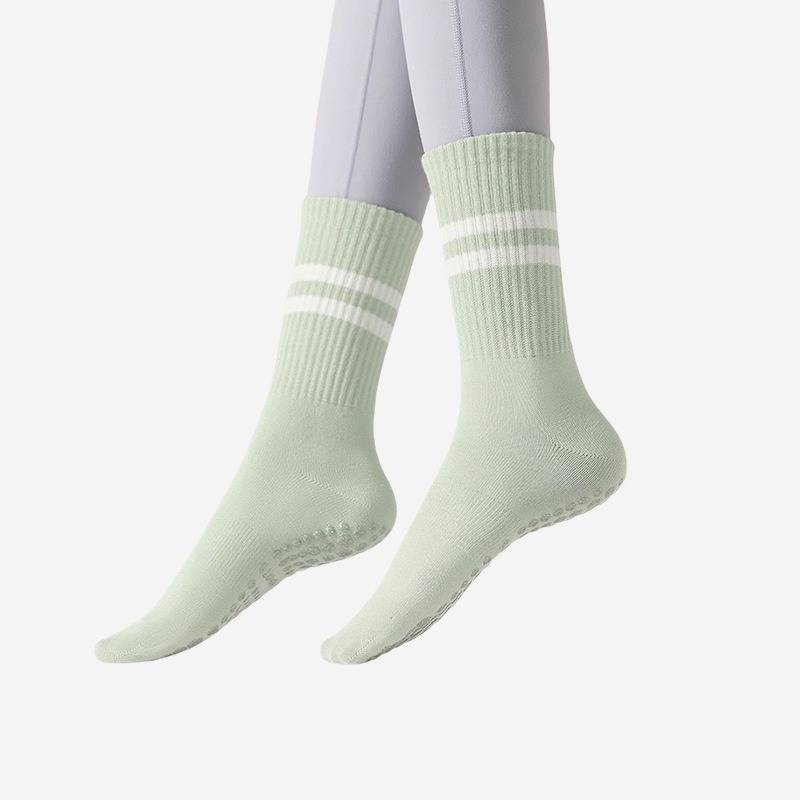 Pilates Yoga Footwear - 여성용 미드 카프 안티 슬립 요가