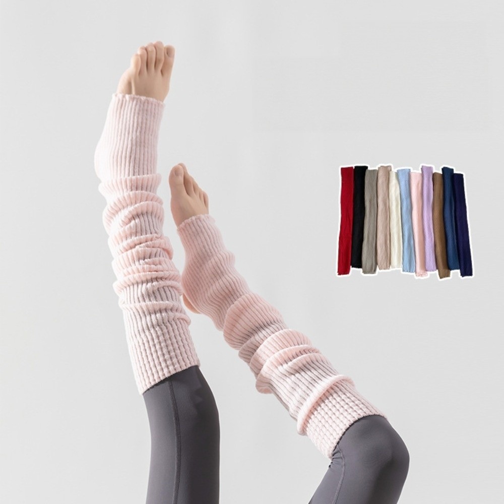 Pilates Yoga Footwear - 데일리 웨어 니하이 발레 레그 워머