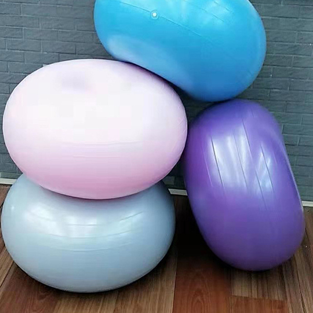 Pilates Yoga Ball Workout - 방폭형 블루 도넛 요가 보조 운동볼