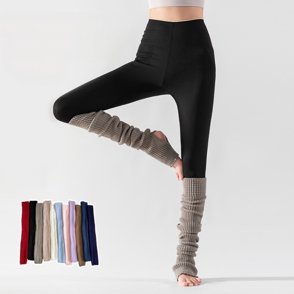 데일리 웨어 니하이 발레 레그 워머 단색 발덮개 롱 풋 - Pilates Yoga Footwear 리뷰 및 가격