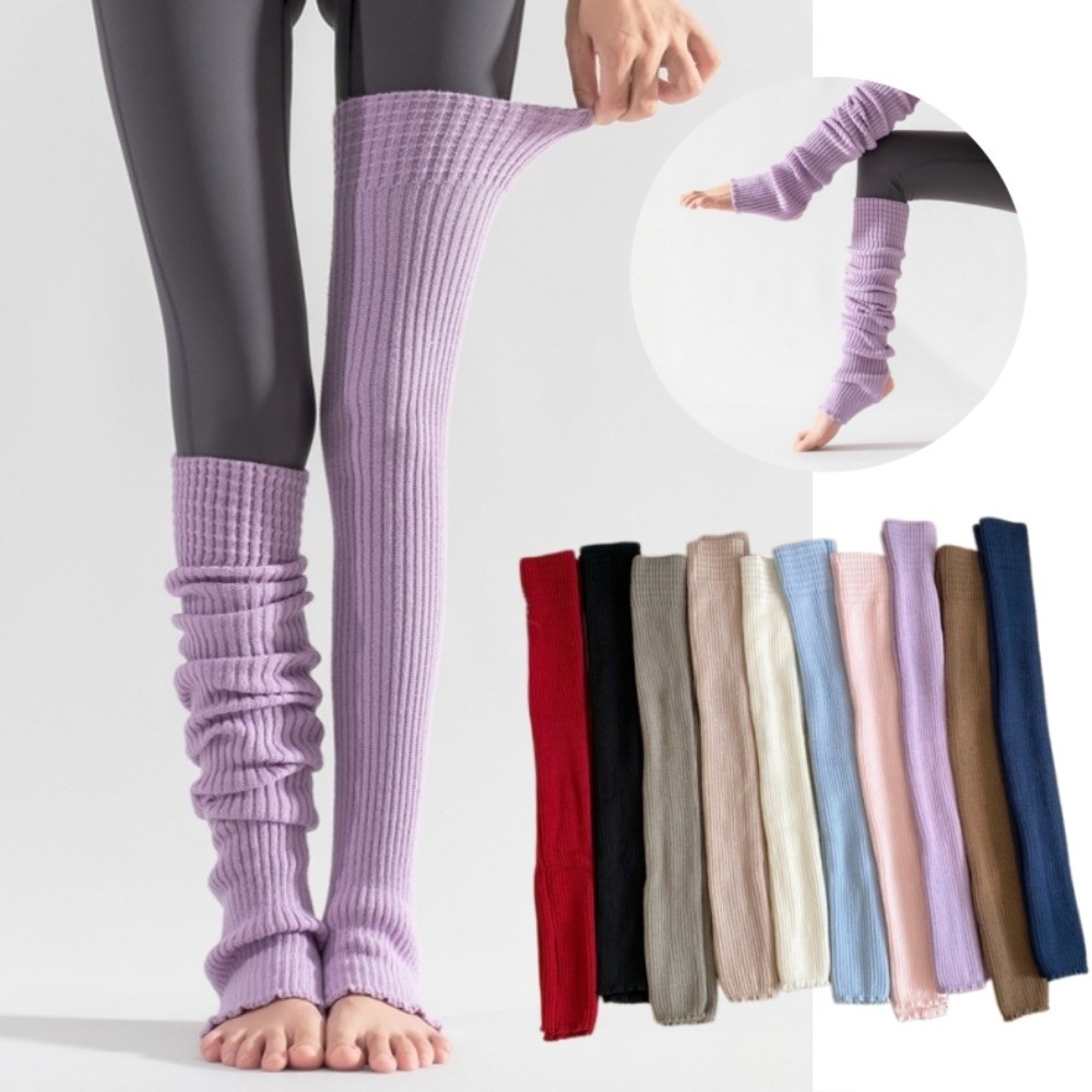데일리 웨어 니하이 발레 레그 워머 단색 발덮개 롱 풋 - Pilates Yoga Footwear 리뷰 및 가격
