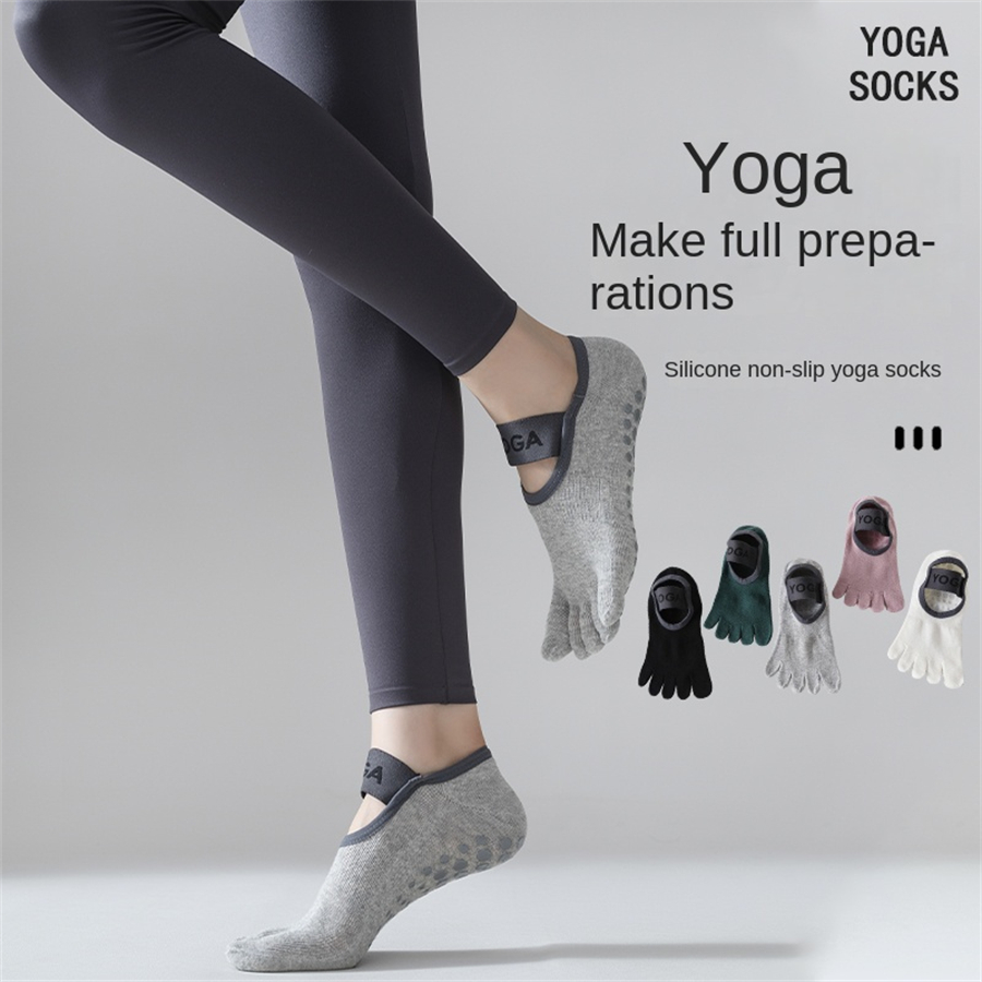 여성용 미끄럼 방지 필라테스 양말 - 5발가락 디자인, - Pilates Yoga And Barre 리뷰 및 가격