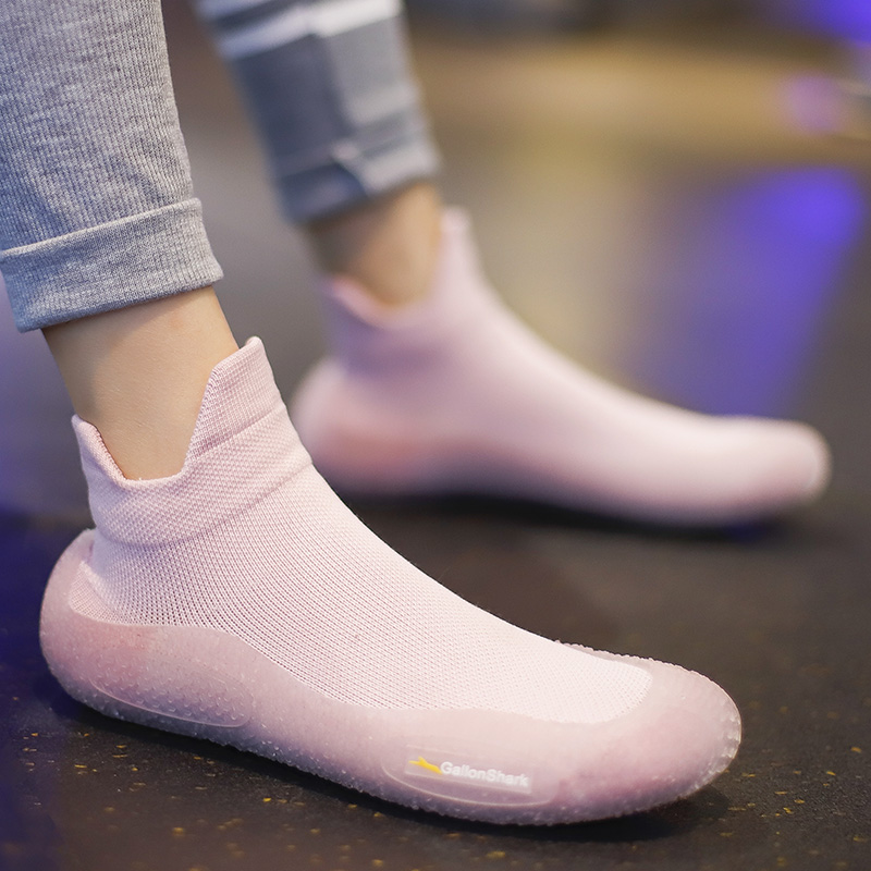 갤런샤크 경량 니트 맨발 신발 양말 스타일 신발 (홈  - Pilates Yoga Footwear 리뷰 및 가격