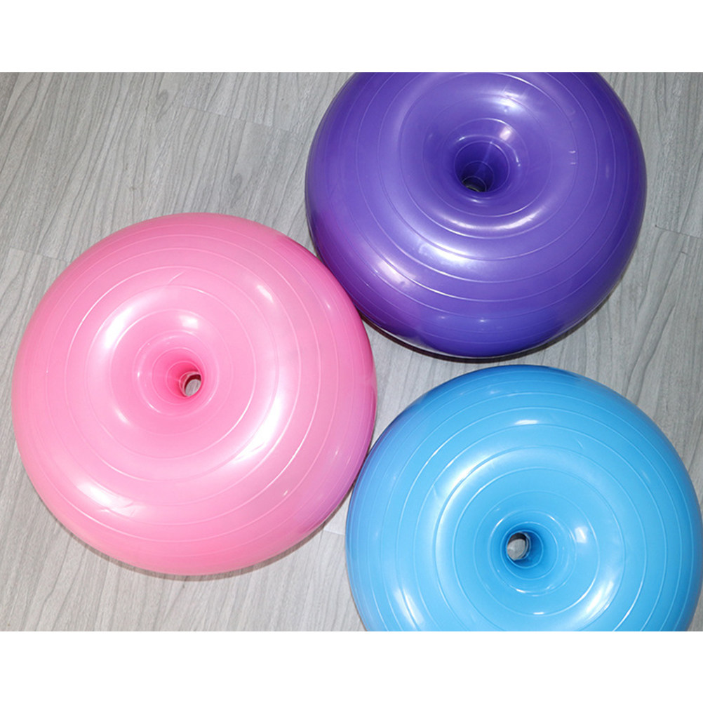 방폭형 블루 도넛 요가 보조 운동볼 피트니스 밸런스 트 - Pilates Yoga Ball Workout 리뷰 및 가격